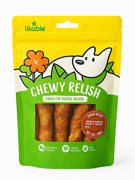 Chewy Relish – Chicken Wrapped Smoked Cowhide Twist