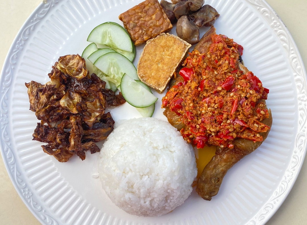 Ayam gepuk SET free delivery