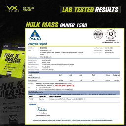[EXP: 03/03/2026] VitaXtrong Hulk Mass Gainer 1500 – (12lbs / 5.4kg) Clearance Sale [VX]