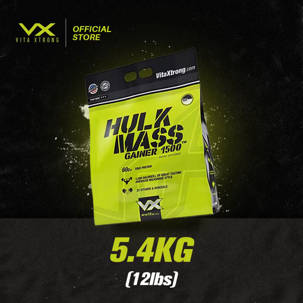 [EXP: 03/03/2026] VitaXtrong Hulk Mass Gainer 1500 – (12lbs / 5.4kg) Clearance Sale [VX]_6