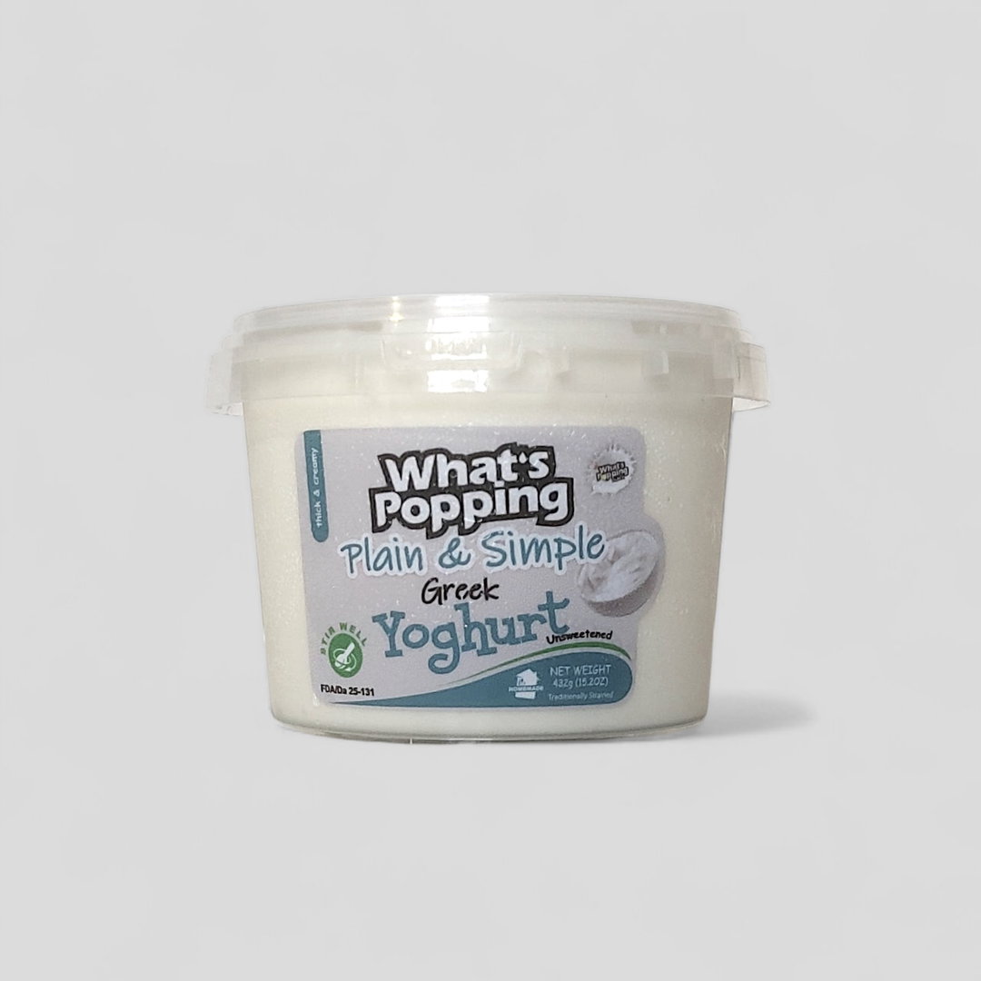 500ml Plain & Simple Greek Yoghurt (Unsweetened) 