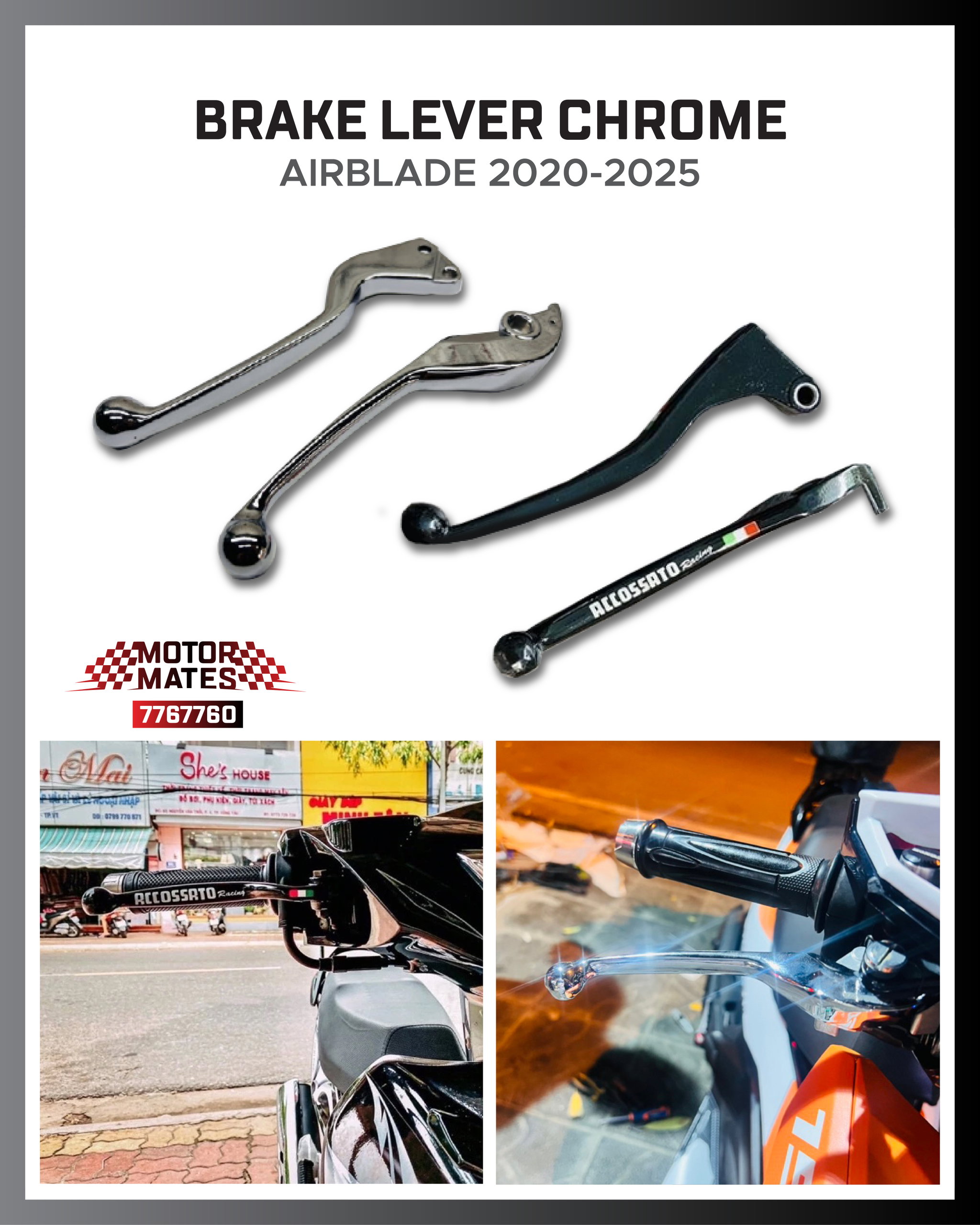 Brake Lever Chrome (Airblade 2020-2025)_0