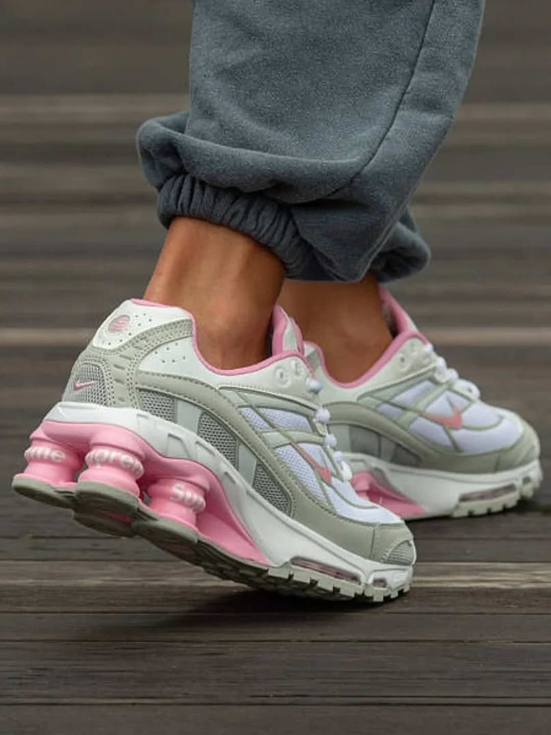 Nike x Supreme Shox Ride 2 SP “White/Pink” 🤍💗_4