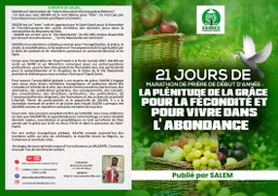 LIVRE DE PRIERE ET DE JEÛNE DES 21 JOURS POUR LE DEBUT D'ANNEE