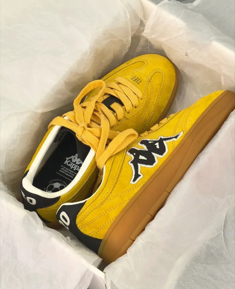 Kappa Tiko Sneakers “Musturd Yellow” 🤎💛