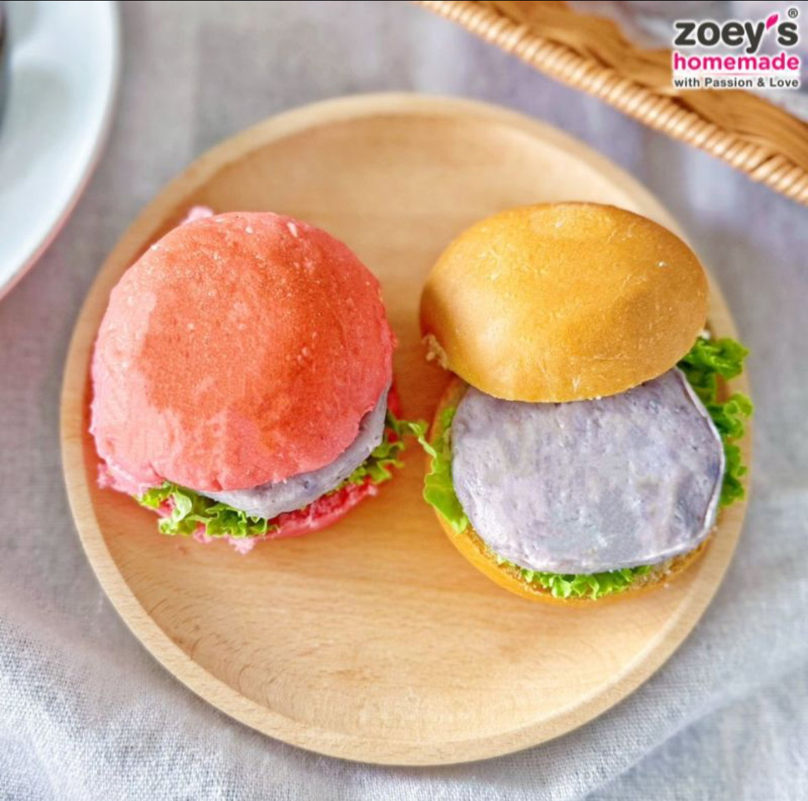 Mini Chicken Patties – Purple Chinese Yam (6pcs)_1