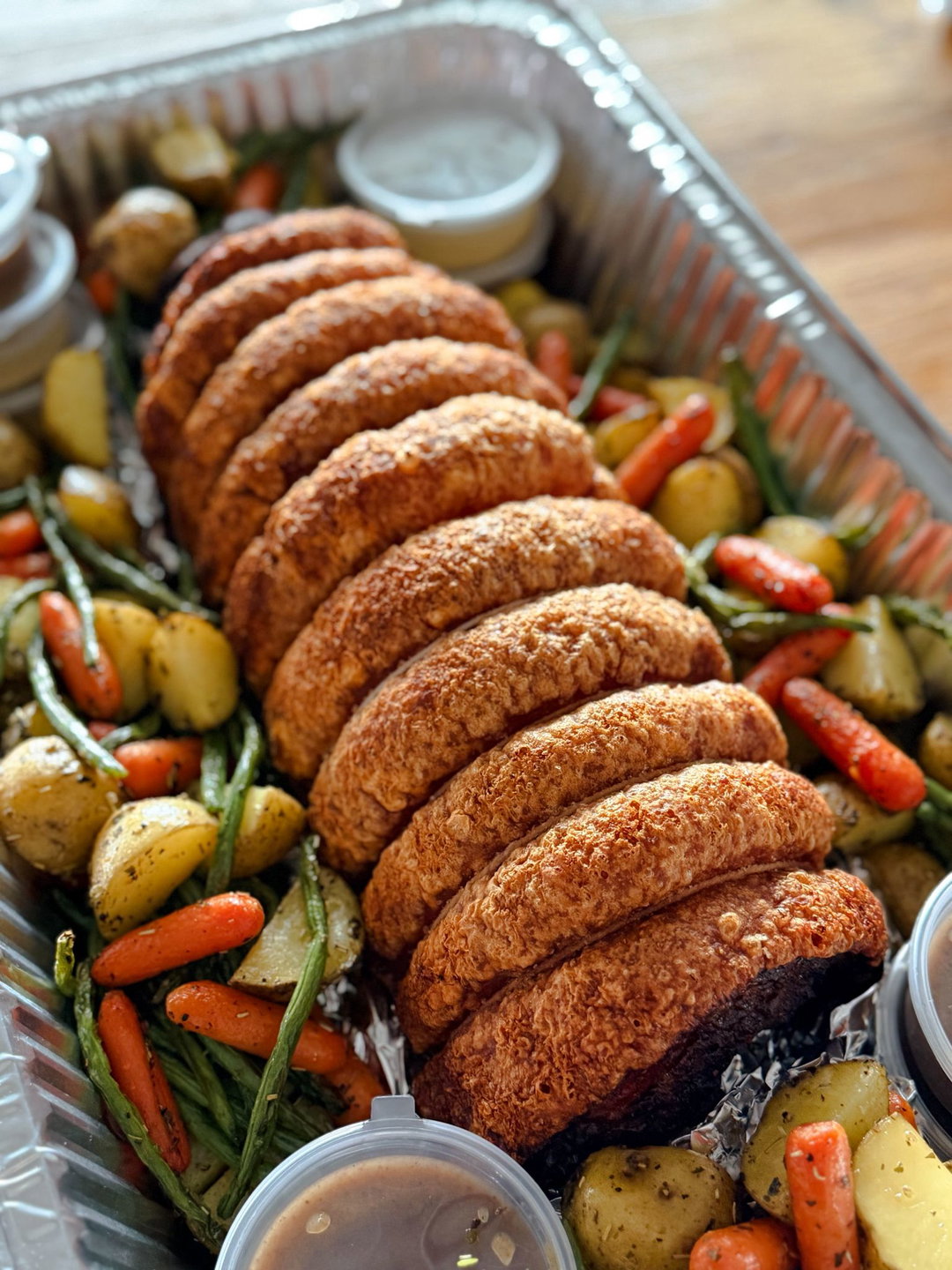 🔥 Best Seller | 3.5kg Lechon Belly with roasted vegetables (Good for 12-14pax)