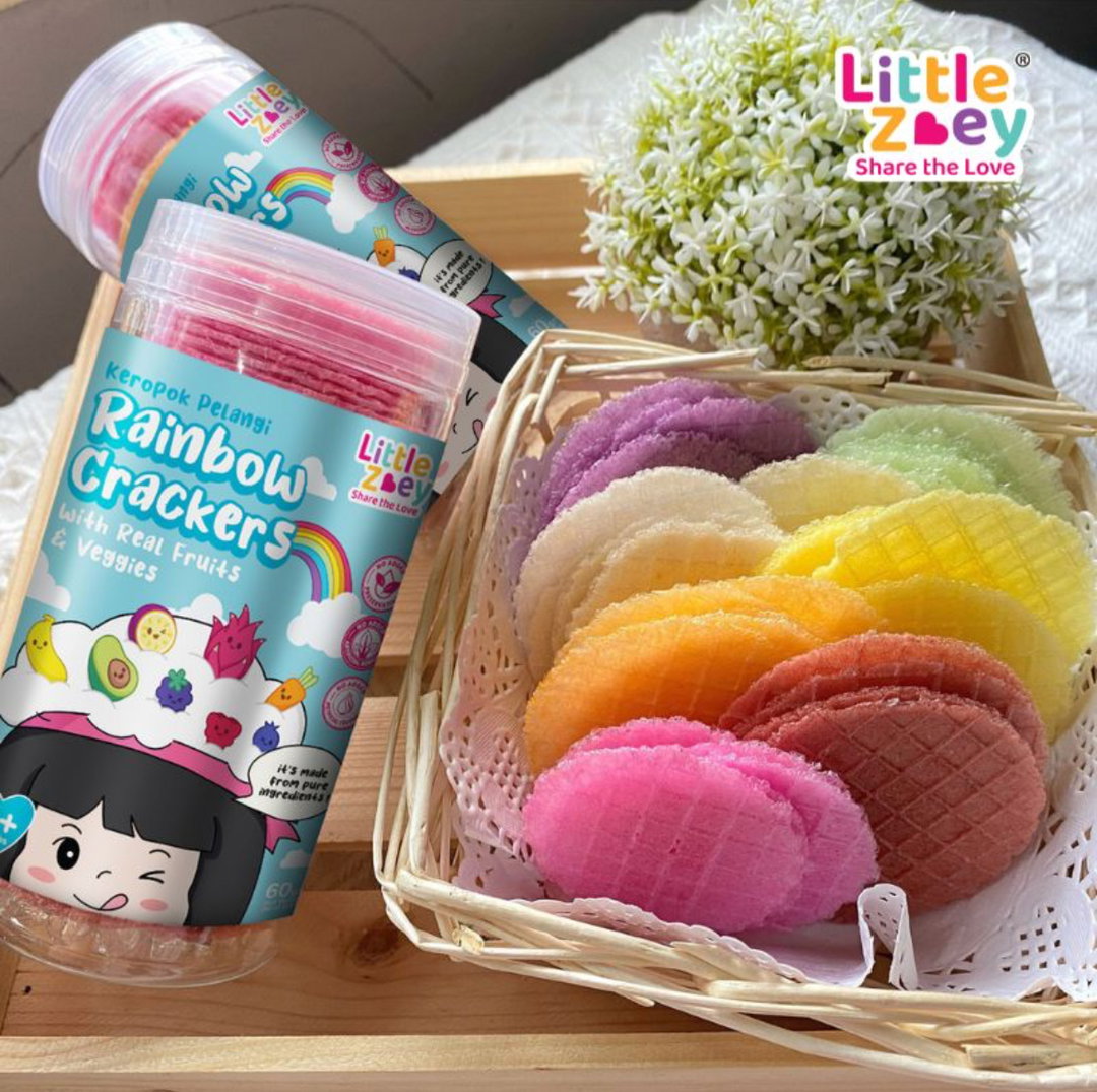 Baby Rainbow Crackers (±60g)