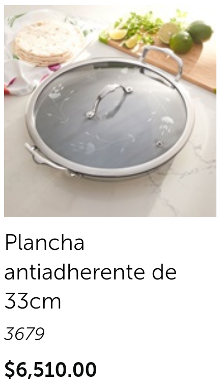 Plancha antiadherente de 33cm