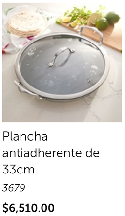 Plancha antiadherente de 33cm