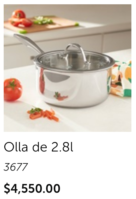 Olla de 2.8 l
