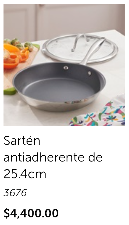 Sartén antiadherente de 25.4cm