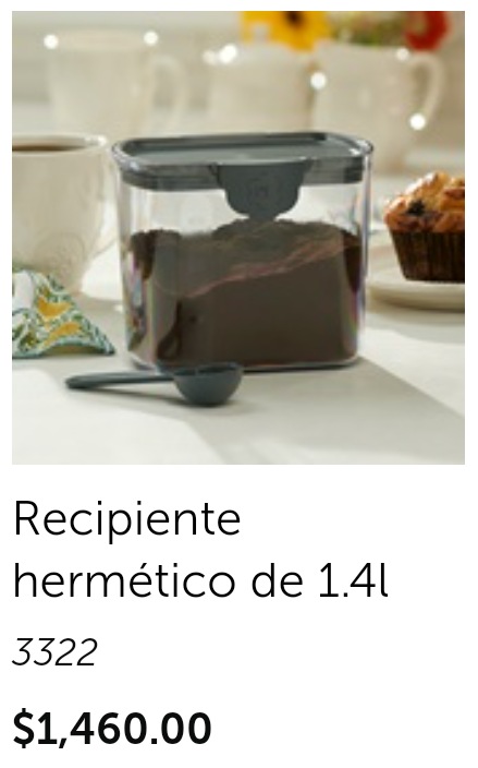 Recipiente hermético de 1.4 l_0