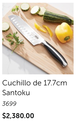 Cuchillo de 17.7cm santoku