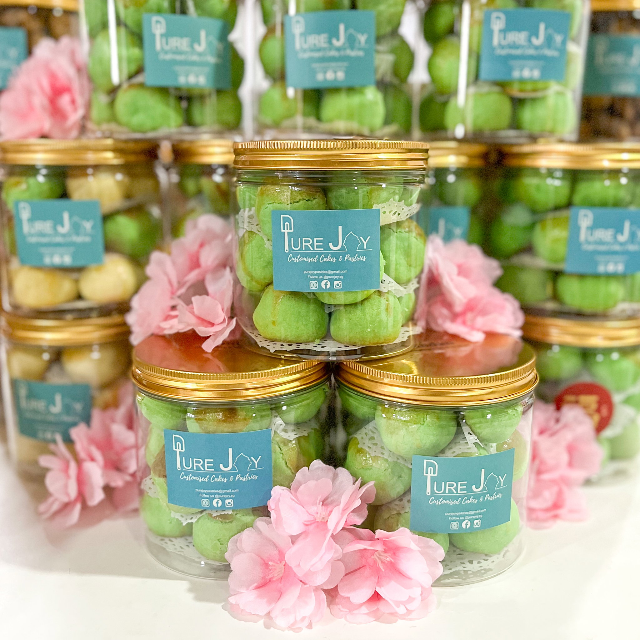 Pandan Pineapple Tarts (17pcs)_1