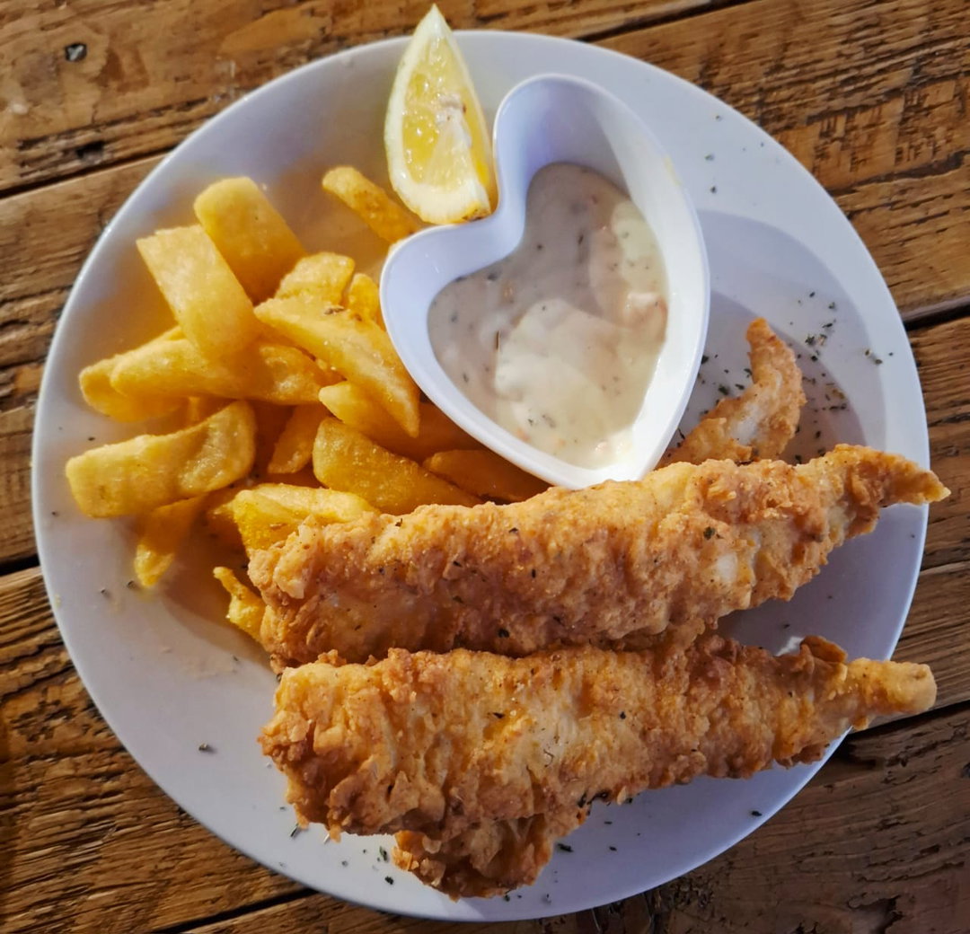 Fish and Chips or salad
