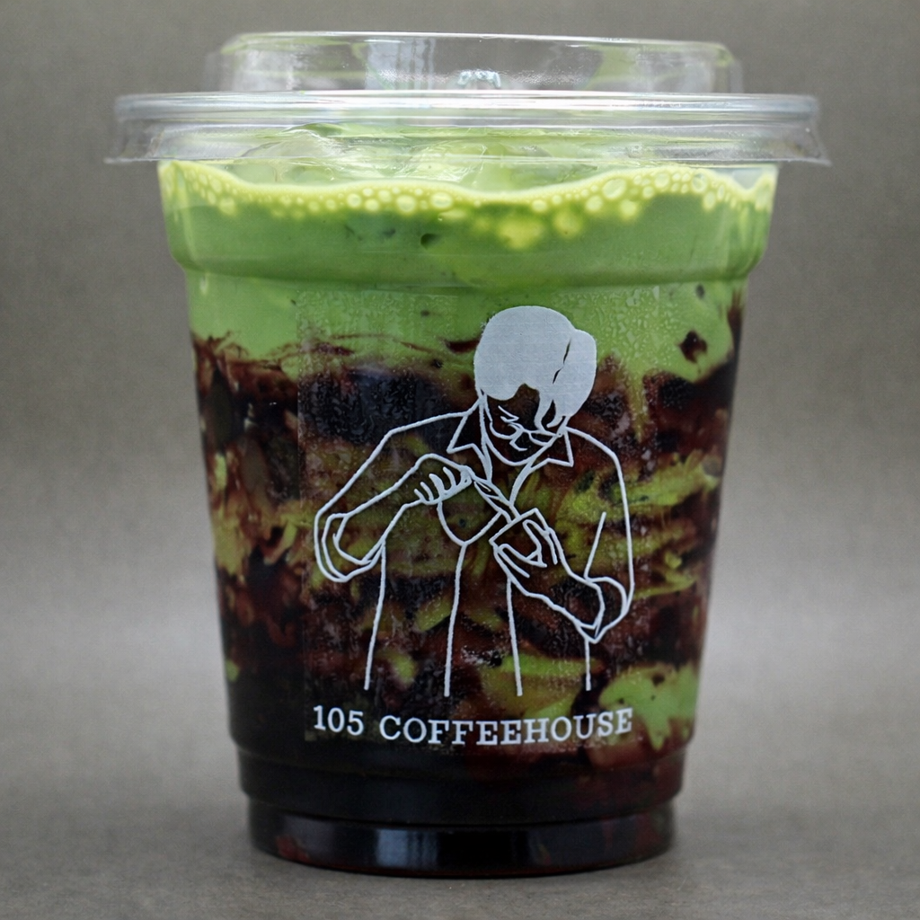 Iced Blueberry Matcha