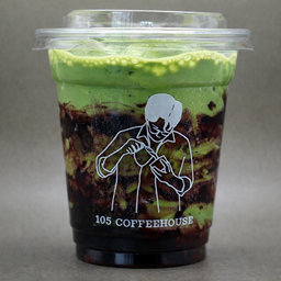 Iced Blueberry Matcha