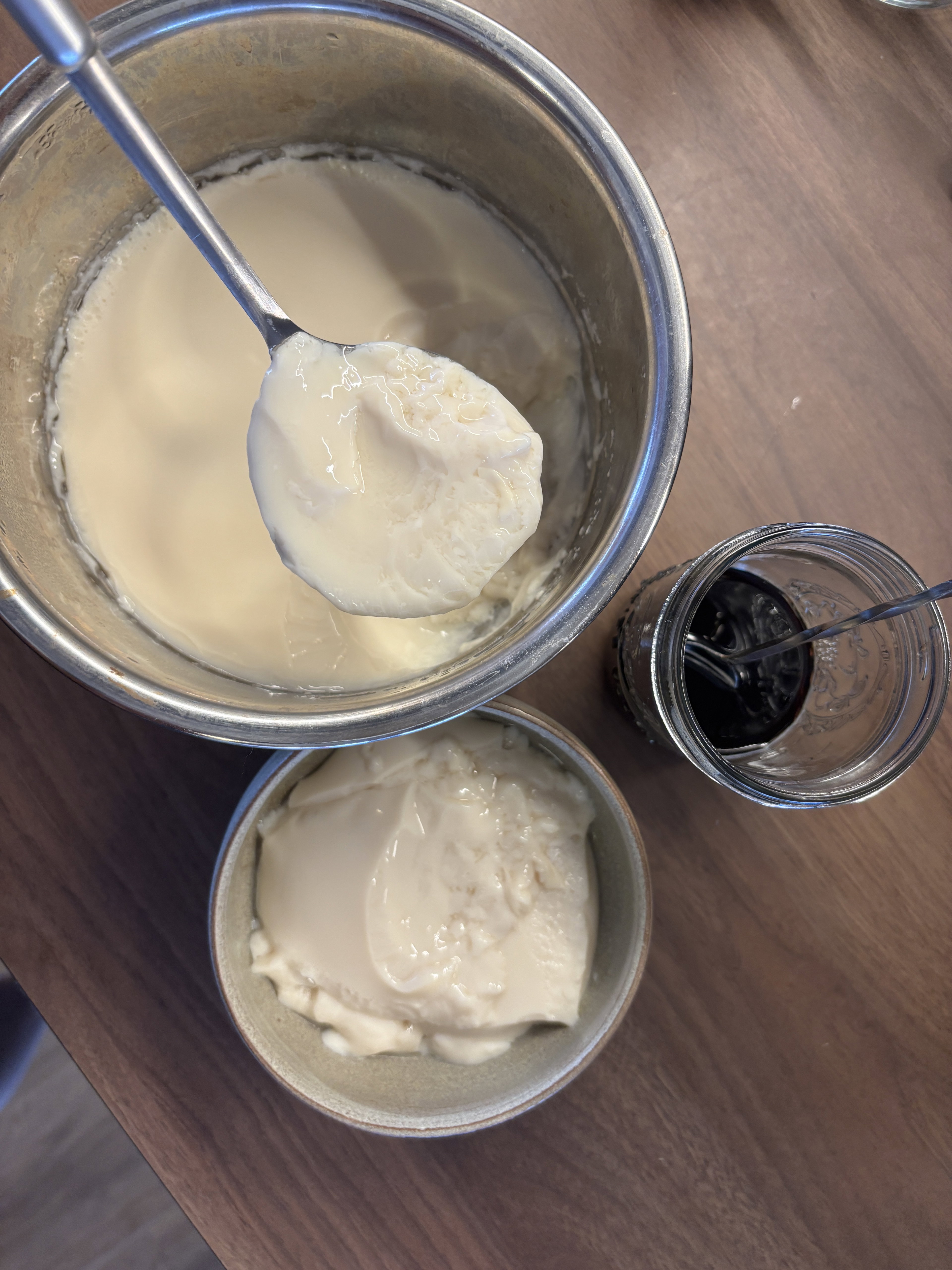 Tau Huay with Matcha