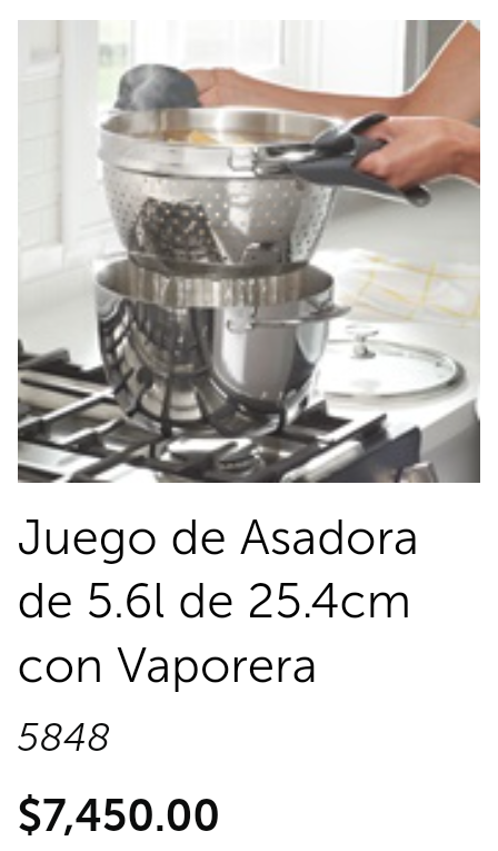 Juego de asadora de 5.6 l de 25.4cm con vaporera _0