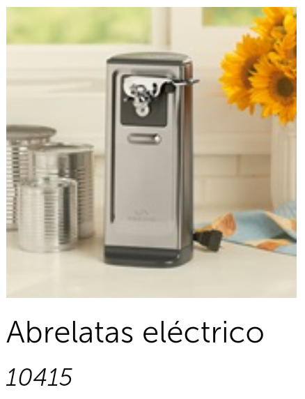 Abrelatas eléctrico