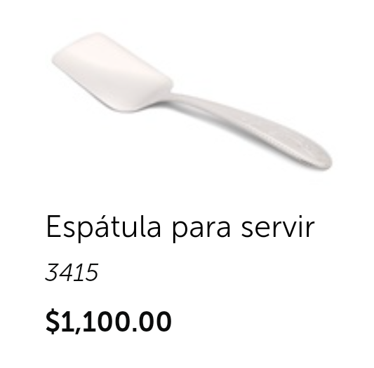 Espátula para servir