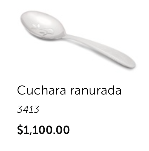 Cuchara ranurada