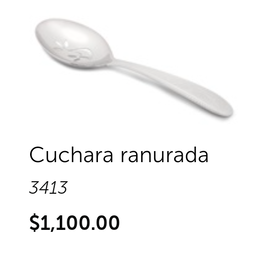 Cuchara ranurada