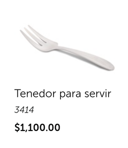 Tenedor para servir 