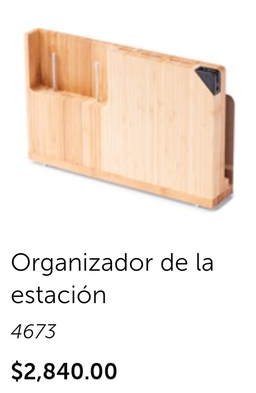 Organizador de la estación 