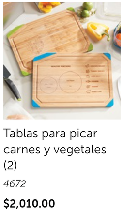 Tablas para picar carnes y vegetales (2)