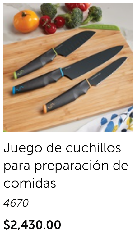 Juego de cuchillos para preparar comida _0