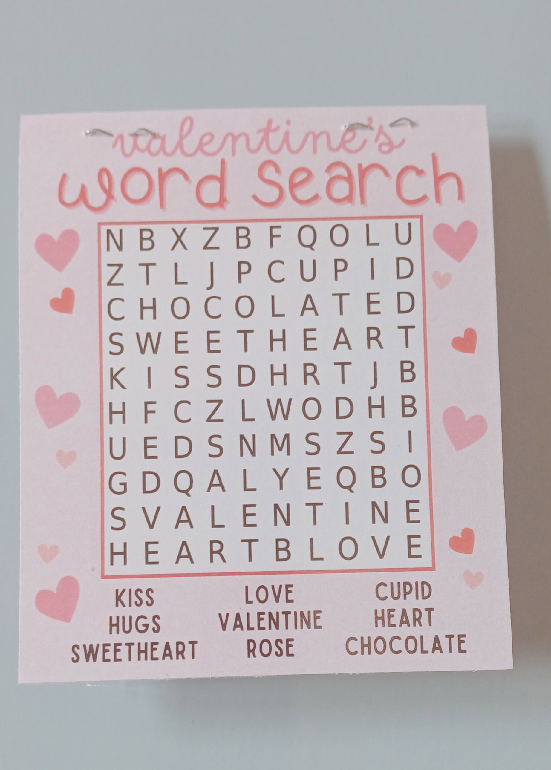 Mini cookie card witg word search_1