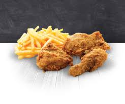 Three Piece Fry Chicken and Chips