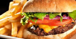 Burger and Chips