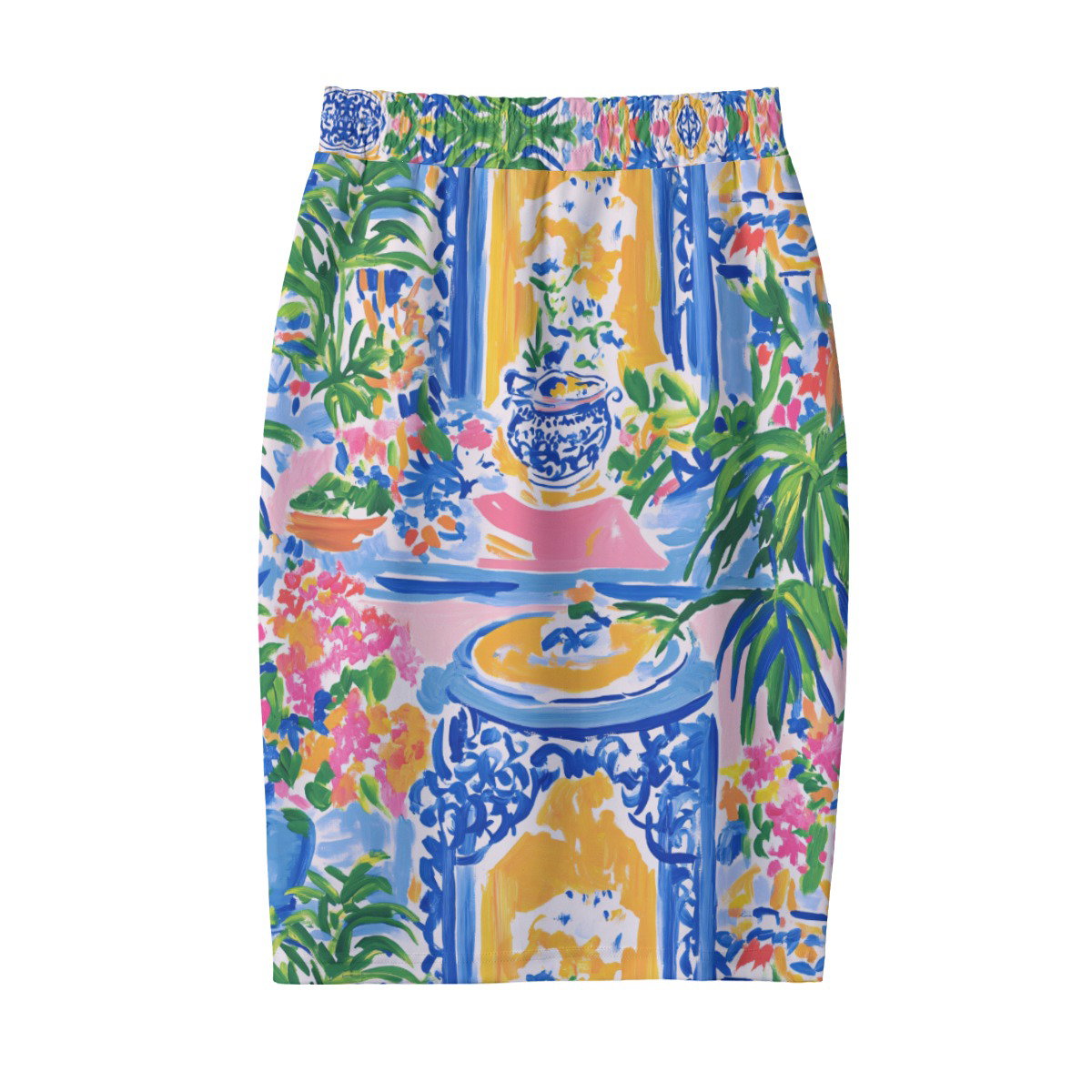[Pre-Order] Oriental Lulu in Patio — Hip Wrap Skirt _2