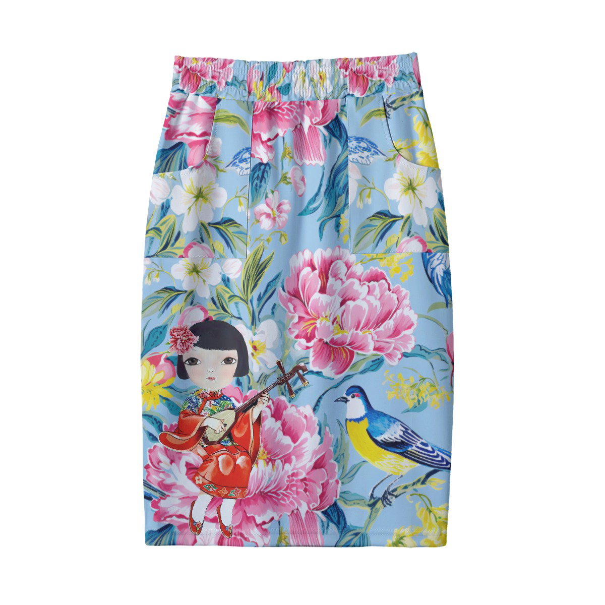 Oriental Lulu with Songbird — Hip Wrap Skirt_1