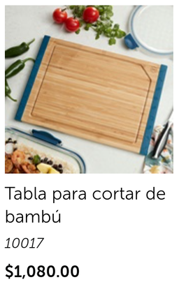 Tabla para cortar de Bamboo 