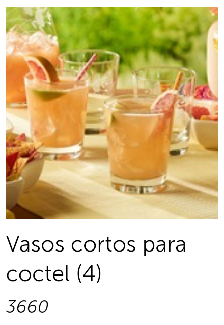 Vasos cortos para cóctel (4)