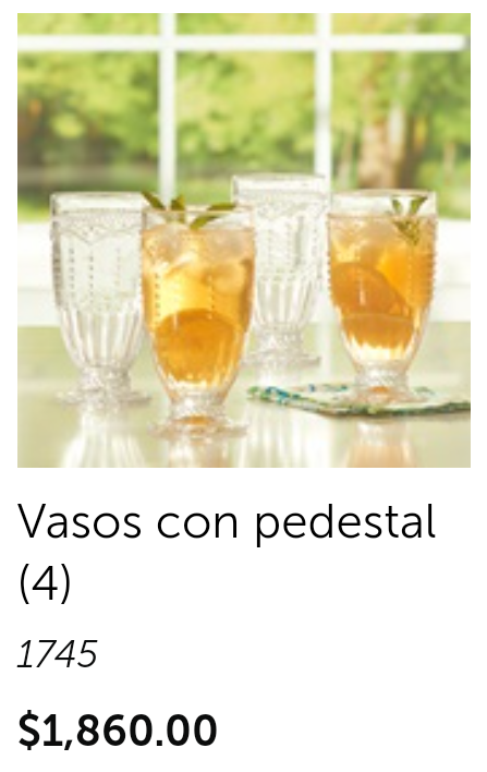 Vasos con pedestal (4)