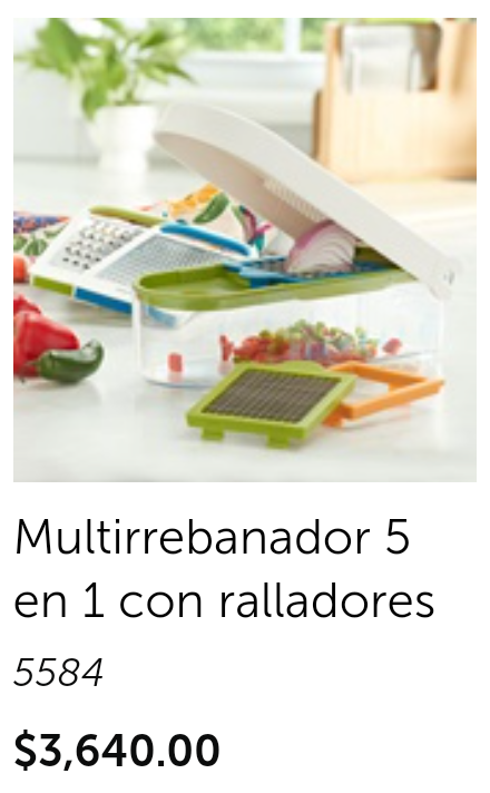 Multirrebanador 5 en 1 con ralladores