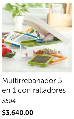 Multirrebanador 5 en 1 con ralladores