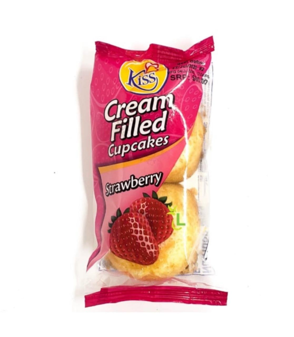 Kiss Cream Filled Cupcakes (Strawberry)_0