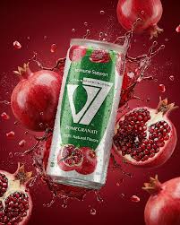 V7 SPARKLING JUICE POMEGRANATE