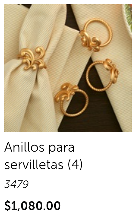 Anillos para servilletas (4)