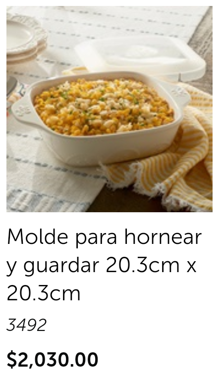 Molde para hornear y guardar 20.3cm × 20.3cm_0