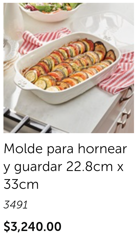 Molde para hornear y guardar 22.8cm ×33cm_0