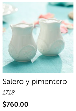 Salero y pimentero 