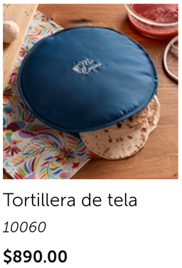 Tortillera de tela