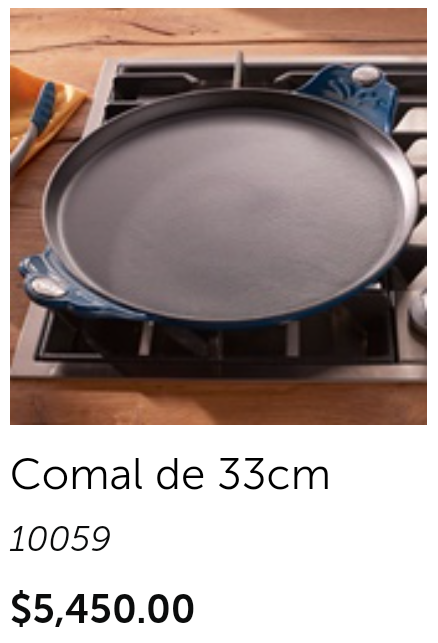 Comal de 33cm